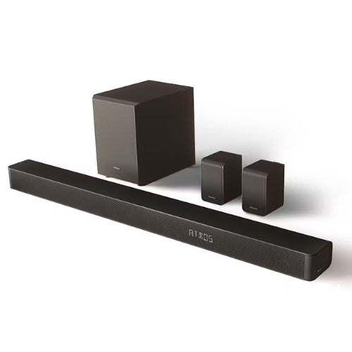 Hisense AX5100G 5.1ch Soundbar | 580W Peak with Dolby Atmos & Wireless Rear Speakers