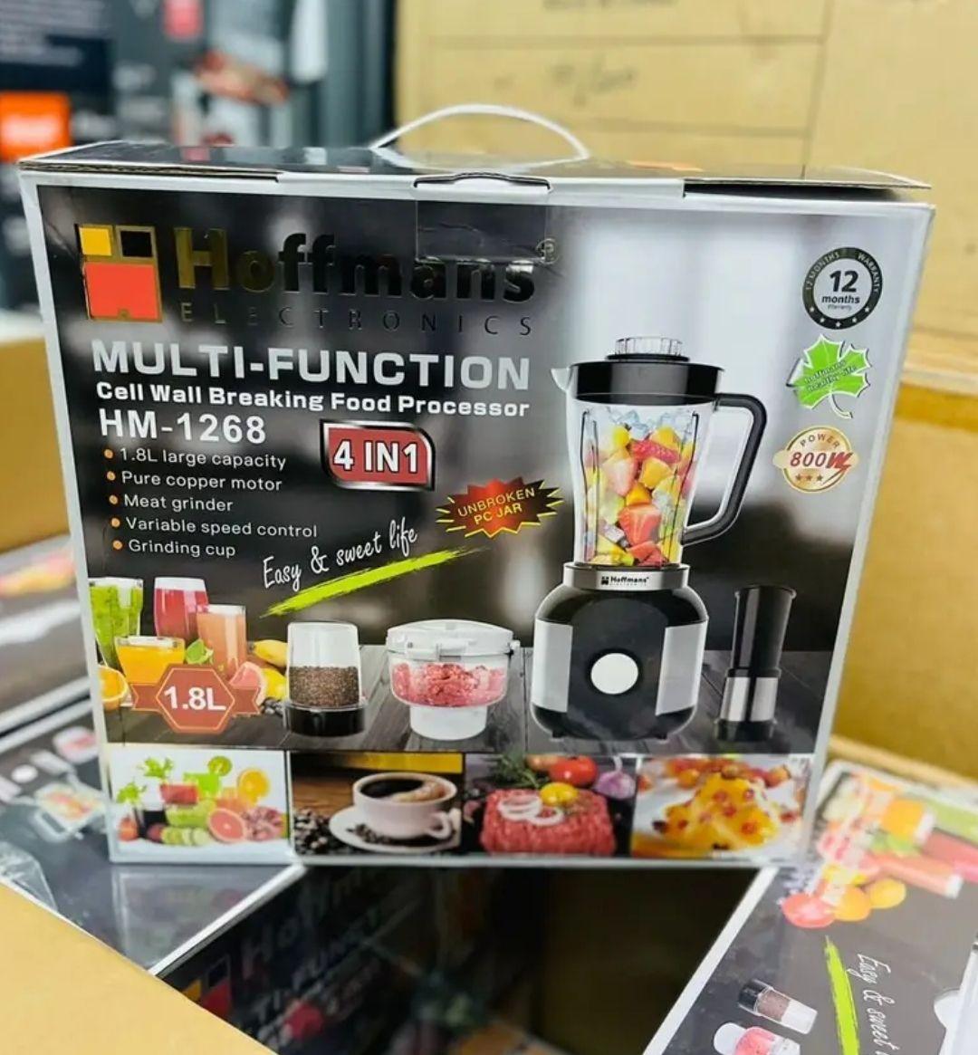 Hoffman 4-in-1 Blender Multifunctional Food Processor – HM-126 - LIFE STORES UGANDA