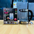 Hoffmann Electric Glass Kettle HM-2515 | 2.2L Capacity, Auto Power-Off & Anti-Scalding Design - LIFE STORES UGANDA