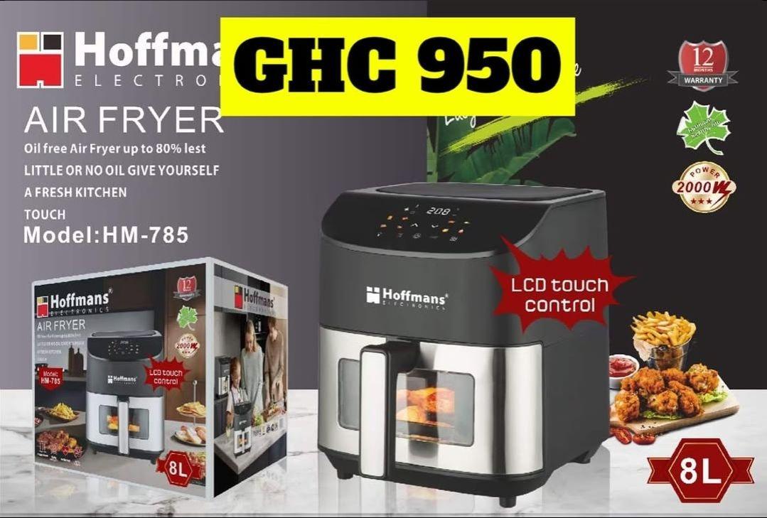 Hoffmans HM-785 8L Air Fryer – Healthier, Crispy & Convenient Cooking - LIFE STORES UGANDA