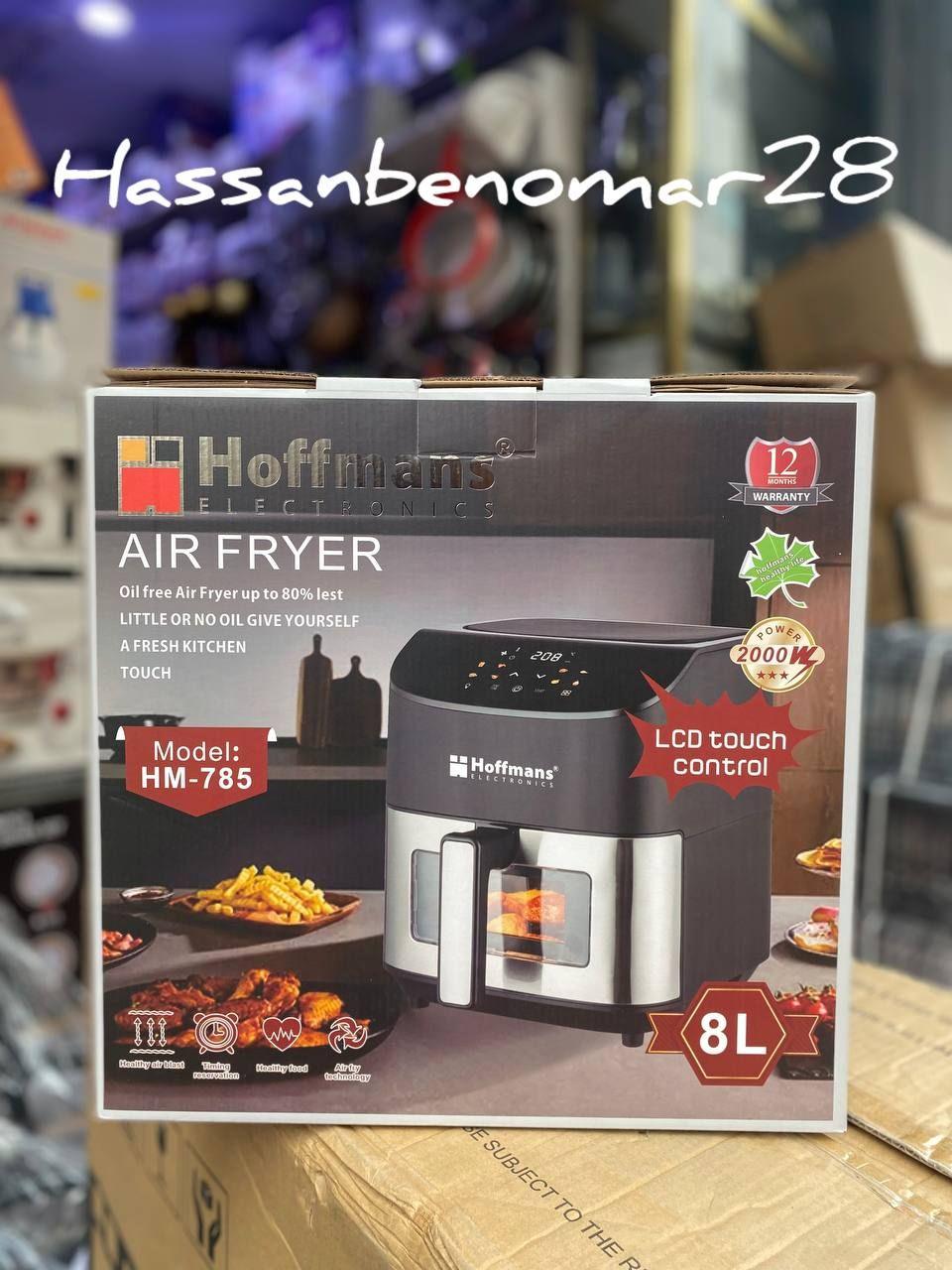 Hoffmans HM-785 8L Air Fryer – Healthier, Crispy & Convenient Cooking - LIFE STORES UGANDA