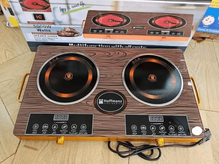 Hoffmans Double Infrared Induction Cooker – Fast & Efficient Cooking - LIFE STORES UGANDA