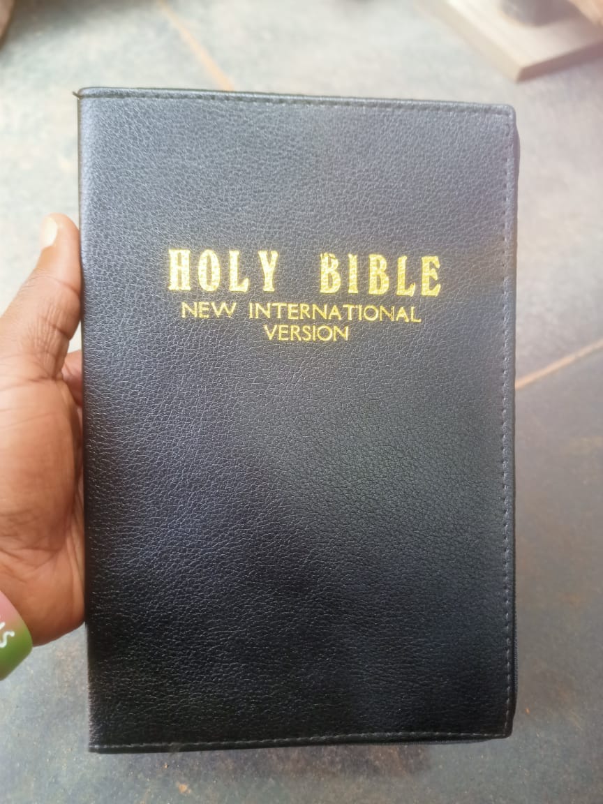 NIV Holy Bible with Zipper | Brown Paper Pages Edition | Protective Travel Bible
