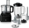 Braun FP3132BK 800W Food Processor – 2.1L Bowl & 1.2L Blender (Black)