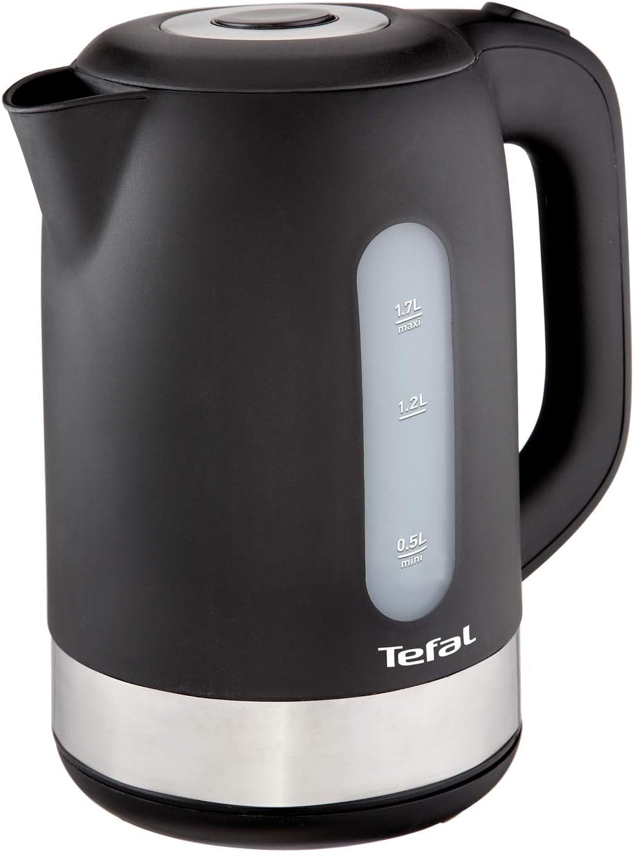 Tefal Equinox K0330827 Electric Kettle – 1.7L, 2400W Fast Boil with Removable Filter