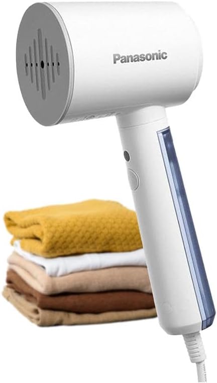 Panasonic NI-GHD015WTH Handheld Garment Steamer – 1400W Portable Wrinkle Remover for Home & Travel (Iceberg White)