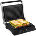 Electric Fold-out Non-Stick Grill – Cook Like a Pro with Smart LED Controls