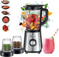 Kenwood 1000W Glass Blender (BLM45.720SS)– 2L Powerhouse with Ice Crush & Grinder