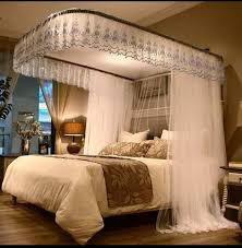 Princess Mosquito Rail Net – Elegant Lace Design for Peaceful, Bug-Free Sleep