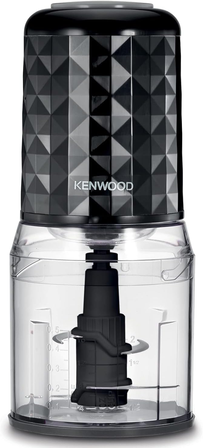 Kenwood 400W Electric Food Chopper – Dual Speed, Quad Blade, Ice Crush, 500ml Bowl