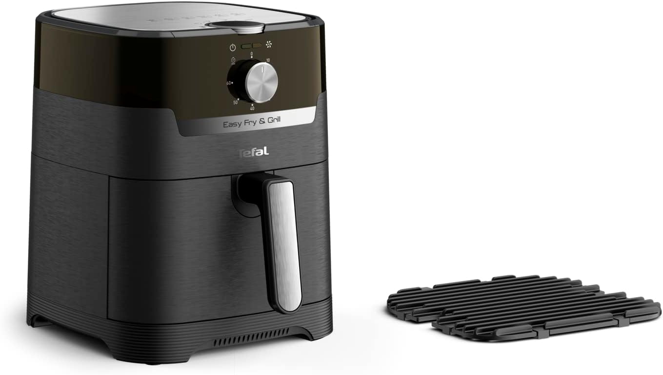 Tefal Easy Fry Classic EY501827  – 2-in-1 Air Fryer & Grill (4.2L, 1400W) – Crispier Food, 70% Less Energy