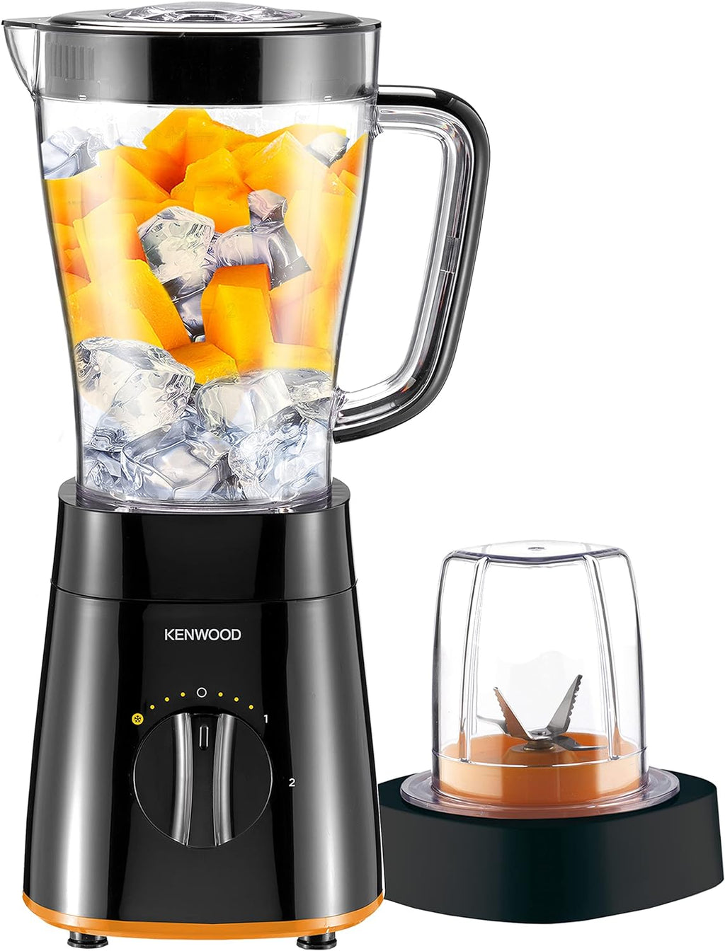 Kenwood BLP15.150BK 500W Smoothie Blender with Multi Mill – 2L Capacity, Ice Crush Function (Black)