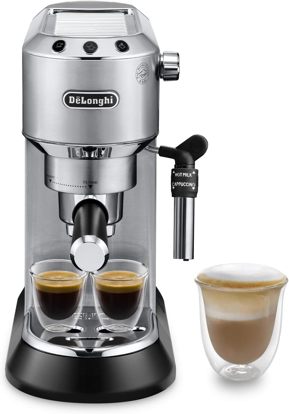 De'Longhi EC685M Espresso Machine – Premium Coffee & Cappuccino Maker (Silver, 1350W)