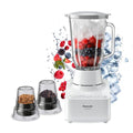 Panasonic MX-MG5421CTZ Smoothie Blender – 800W Power with Glass Jug & Dual Mills (Ice Crusher, White)