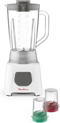 Moulinex DuraForce 450W Blender, LM2B2127 – 1.5L Jug + Ice Crush (Grinder & Chopper Included)