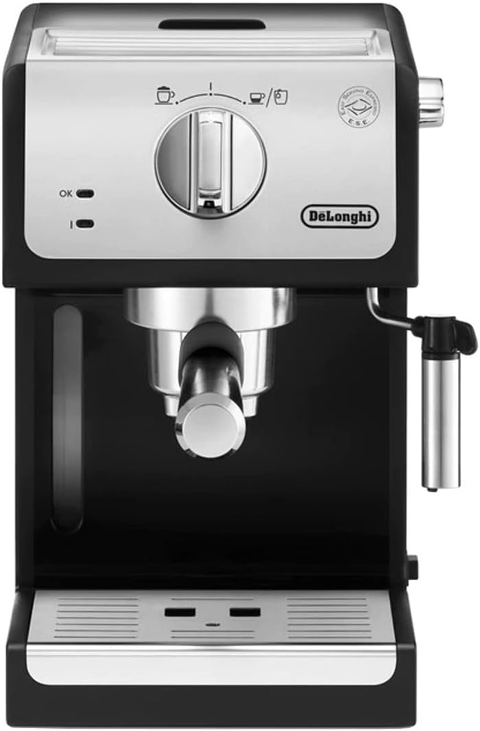 De'Longhi ECP33.21 Espresso Machine – Professional Pump Espresso & Cappuccino Maker (Black)
