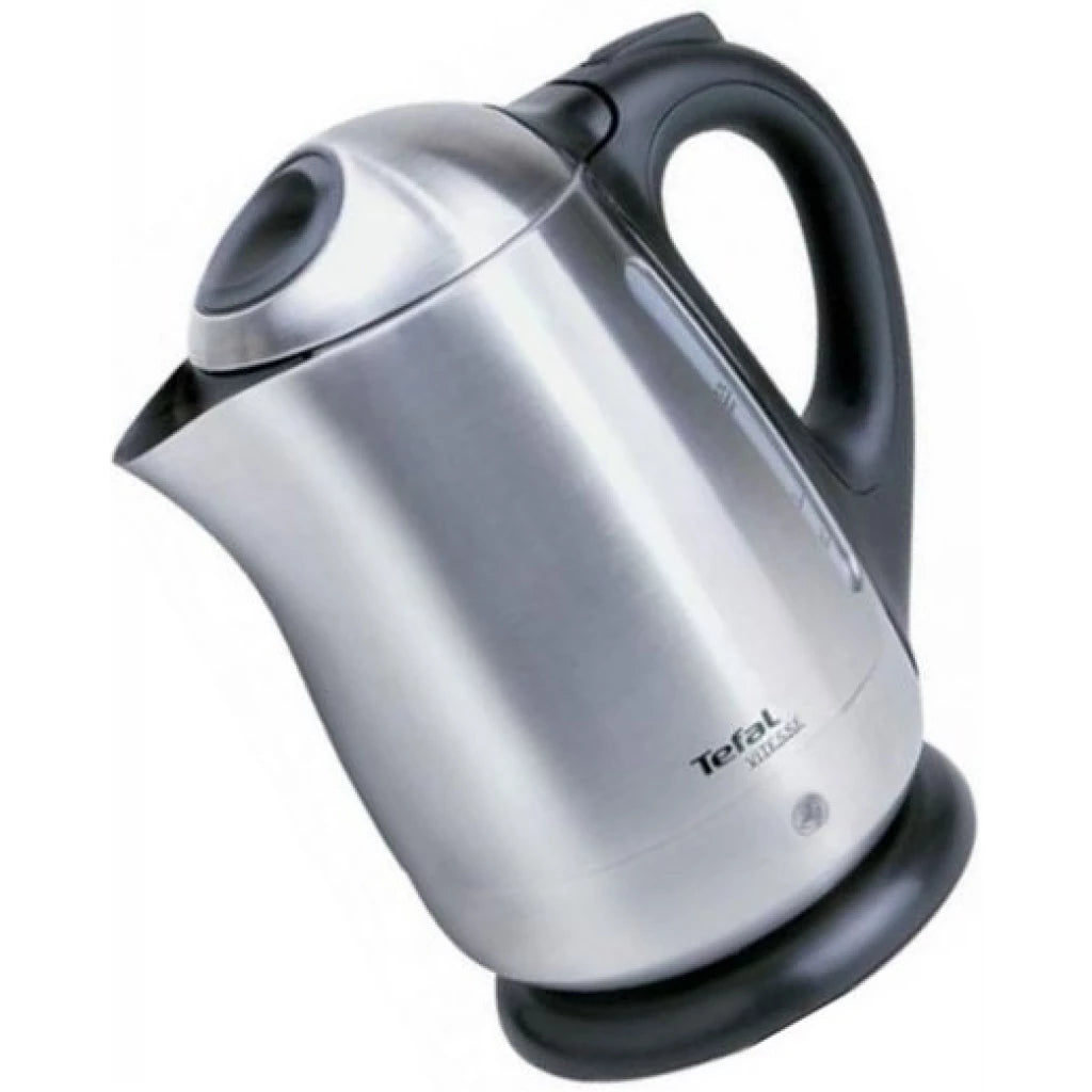 TEFAL Vitesse Kettle – 2200W, 1.7L Stainless Steel, Auto Shut-Off, 360° Base, B1762543 Percolator