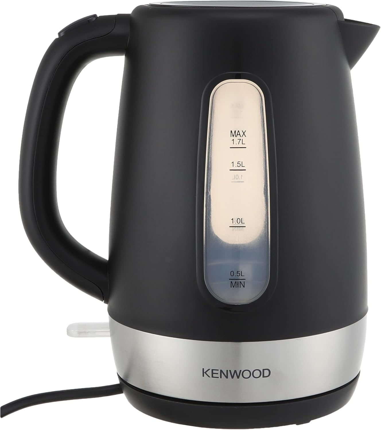 Kenwood ZJP01.A0BK Cordless Kettle – 2200W Fast Boil, 1.7L Capacity, Black/Silver