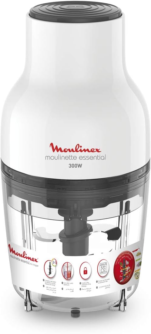 Moulinex DJ520127 300W Chopper & Mill – Compact Power for Flawless Chopping