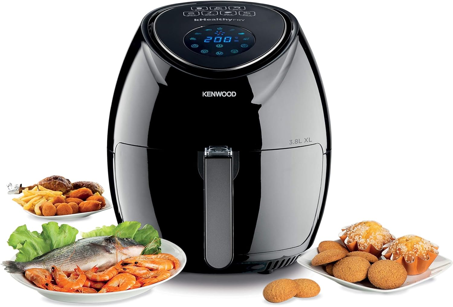 Kenwood Digital Air Fryer XL (3.8L, 1500W) – 6-in-1 Crispy Magic Without the Oil Guilt!
