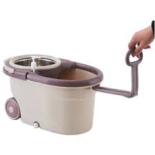 Spin Mop with Bucket – Stainless Steel Wringer, 2 Refills & Modular Design  | Heavy-Duty, Splash-Free Cleaning