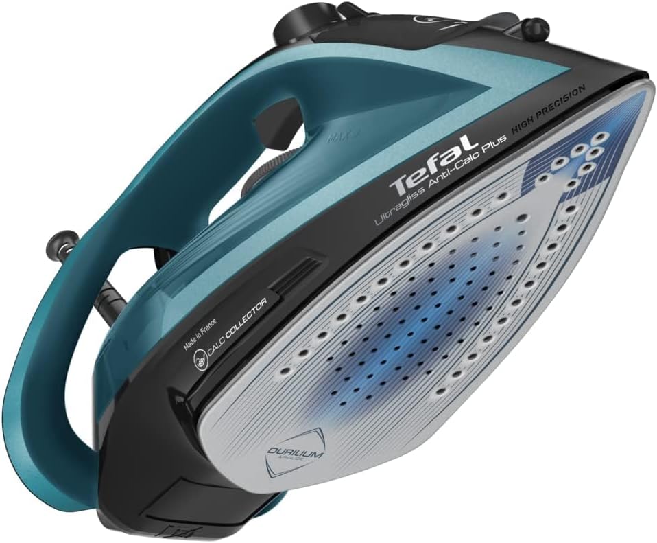 TEFAL Ultragliss Steam Iron – 2800W, Non-Stick Soleplate, High Steam Output, Made in France