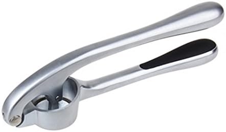 Stainless Steel Garlic Press – Heavy-Duty Zinc Alloy Garlic Crusher & Squeezer