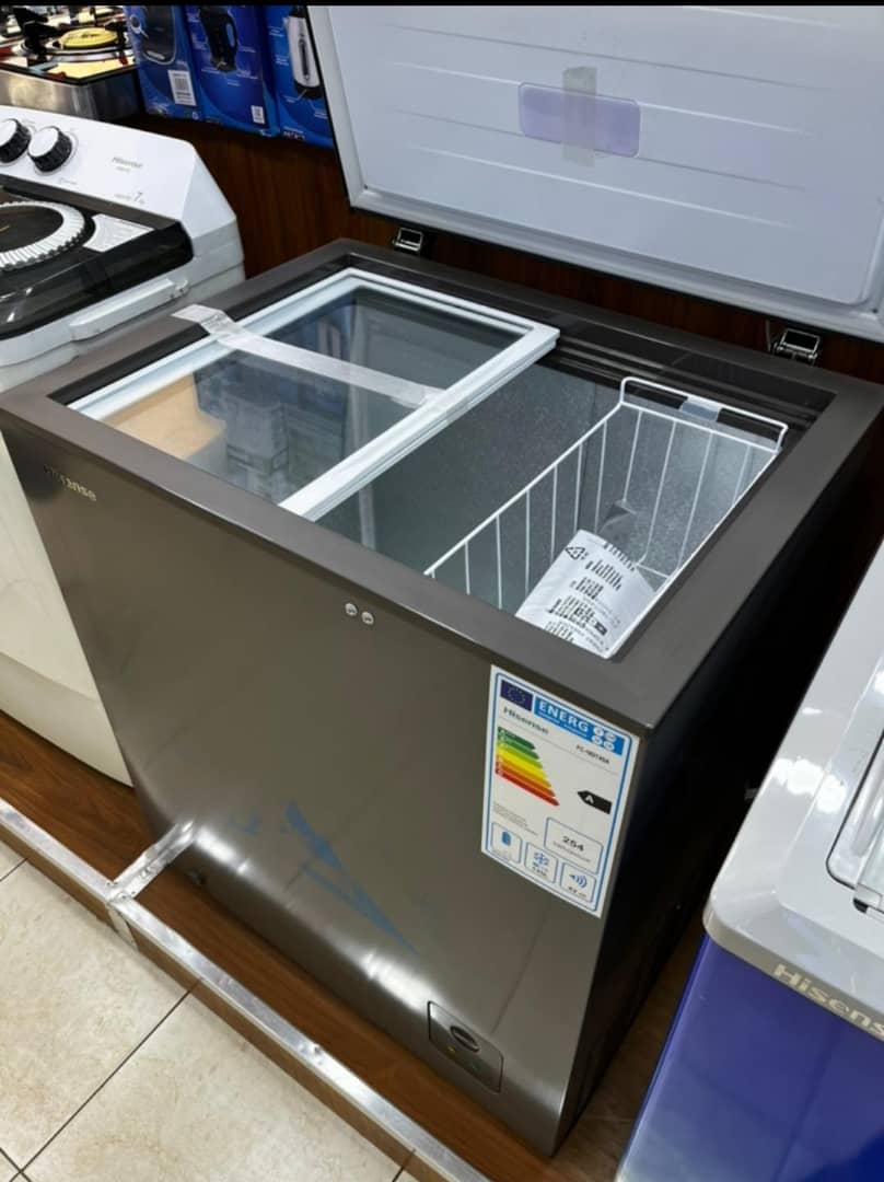 Hisense 180L Chest Freezer | Mechanical Temp Control | Grey – Efficient, Spacious & Reliable