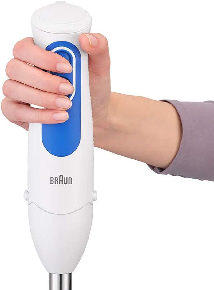 Braun Multi-Quick 3 Hand Blender MQ3035 – 700W with Whisk & Chopper (White)