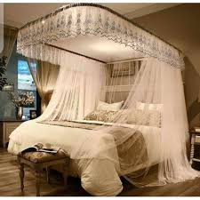 Princess Mosquito Rail Net – Elegant Lace Design for Peaceful, Bug-Free Sleep