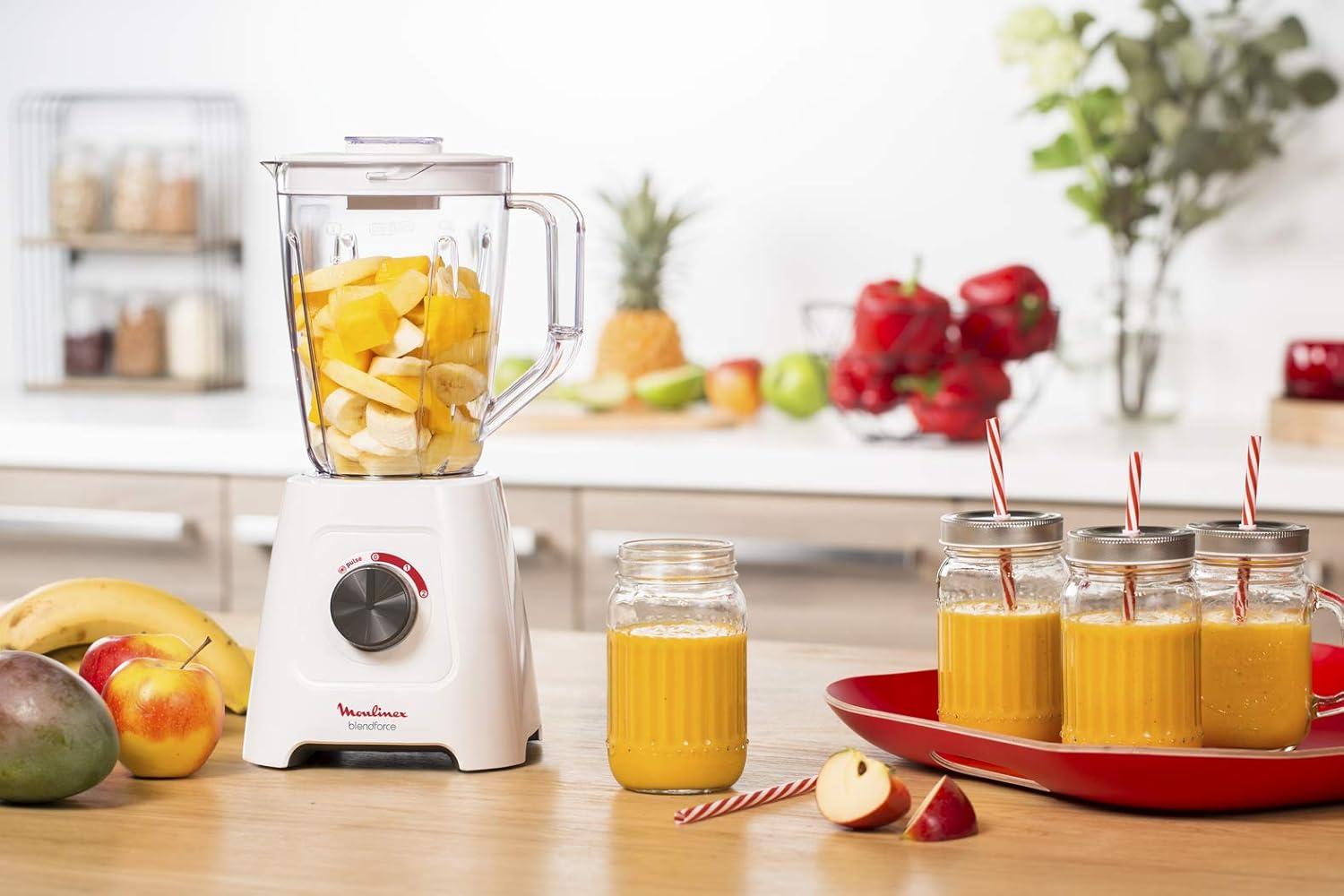 Moulinex Blendforce 2 Blender – 600W Power | 2L Jug | Stainless Steel Blades for Effortless Blending