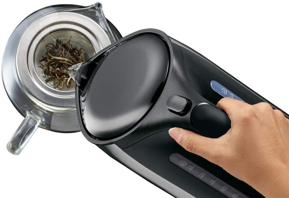 Braun 3000W Electric Kettle – Ultra-Fast Boiling in Style (1.7L, Black, WK5110BK)