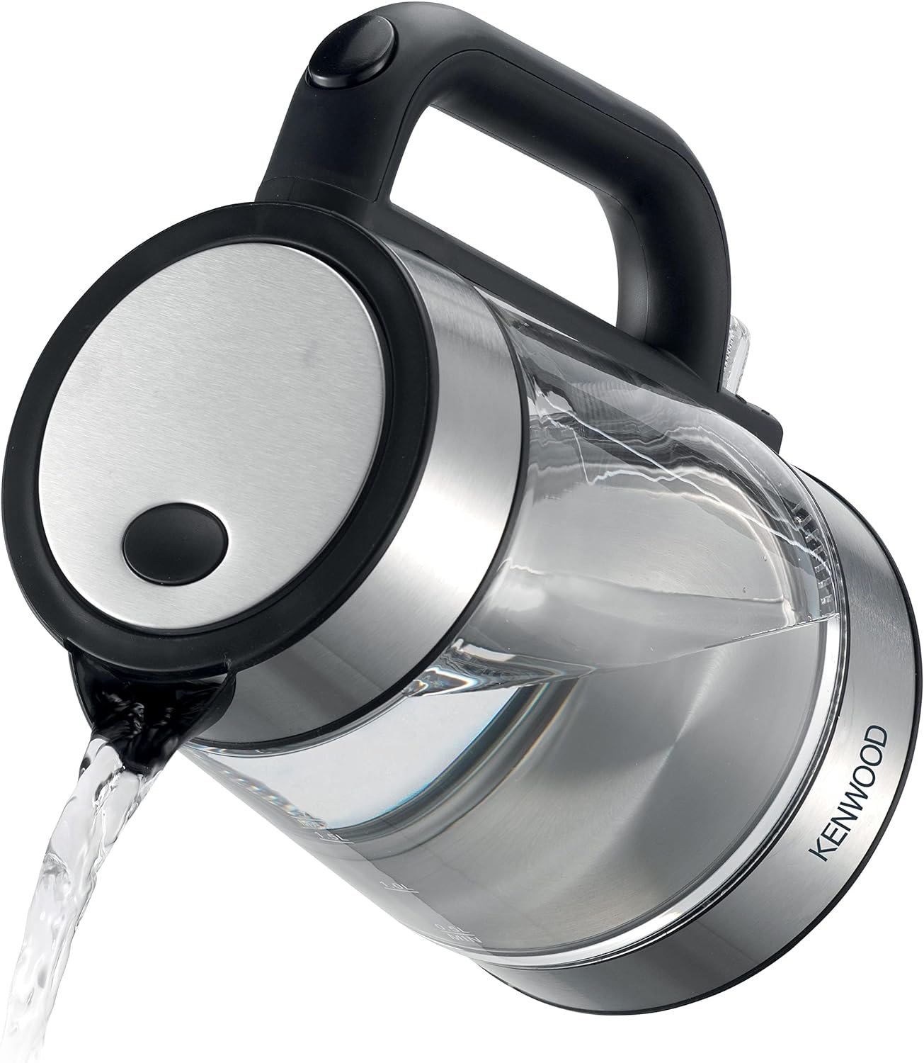 Kenwood 1.7L Glass Kettle, ZJG08.000CL– 2200W Lightning Boil with Auto Shut-Off
