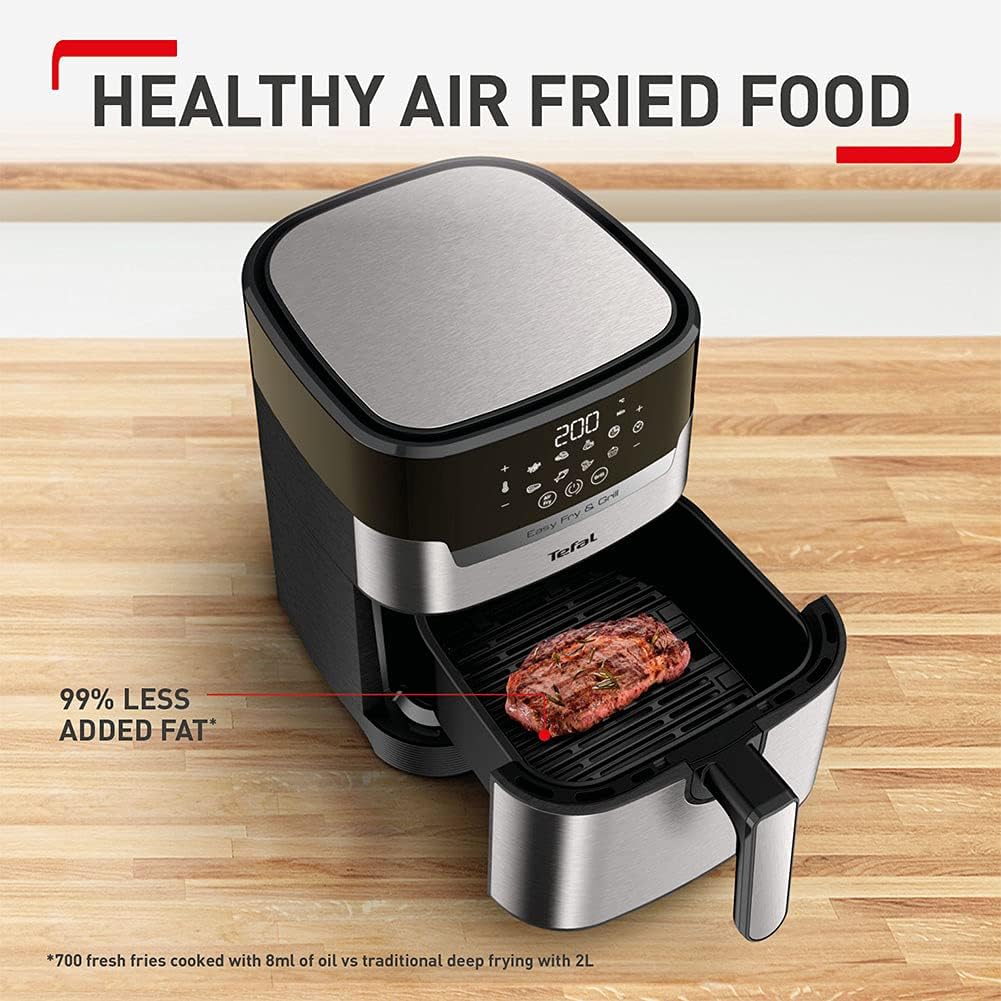 Tefal Easy Fry & Grill EY505D27 – 4.2L 3-in-1 Air Fryer, Grill & Oven (1550W) – Crispy, Healthy Meals in Minutes