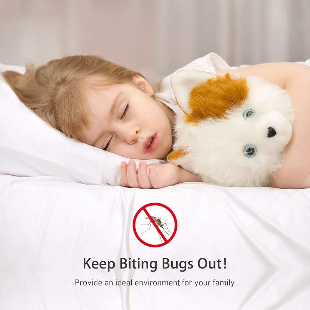 Folding Mosquito Net with Bottom & 2-Way Zippers – Eco-Friendly, Portable & Insect-Proof