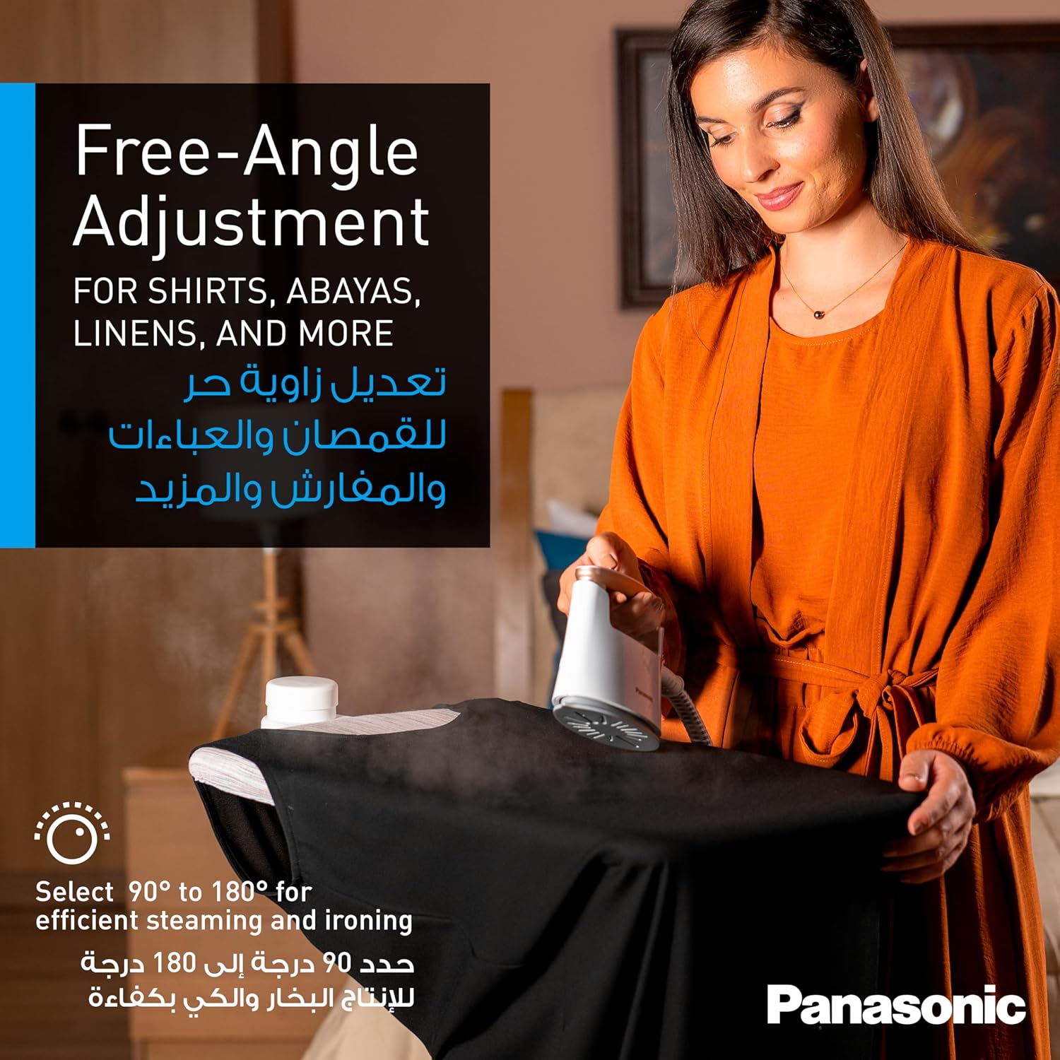 Panasonic NI-GWF150WT 2400W Twin Boiler Garment Steamer – Wrinkle-Free Fabrics in Seconds!