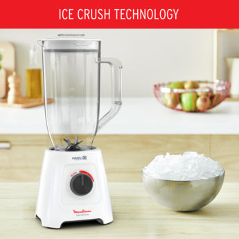 Moulinex PowerBlend, LM458127, 600W Blender – 2.8L XXL Jug + Chopper/Grinder