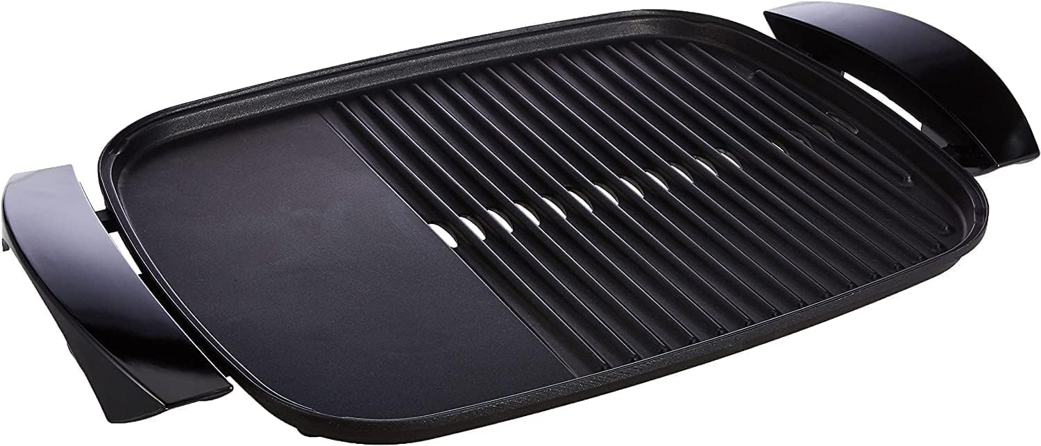 Kenwood HG266 Contact Health Grill – 2000W Family-Sized Griddle with Glass Lid