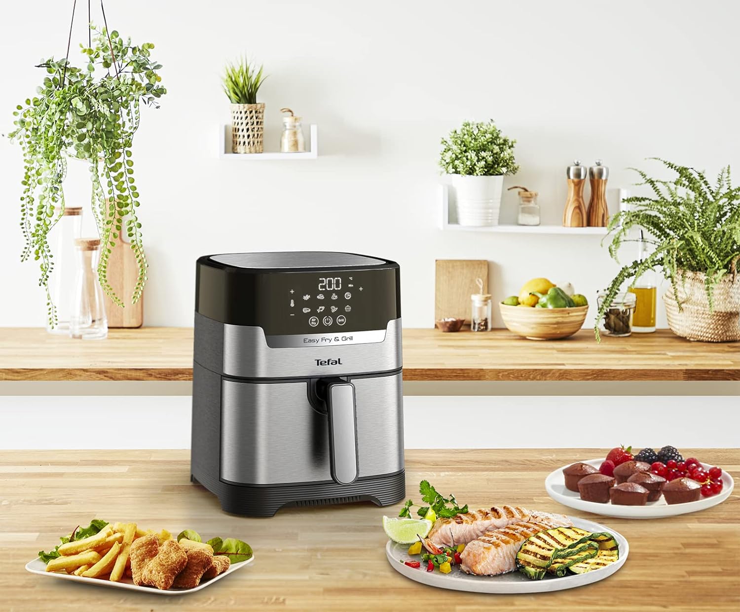 Tefal Easy Fry & Grill EY505D27 – 4.2L 3-in-1 Air Fryer, Grill & Oven (1550W) – Crispy, Healthy Meals in Minutes