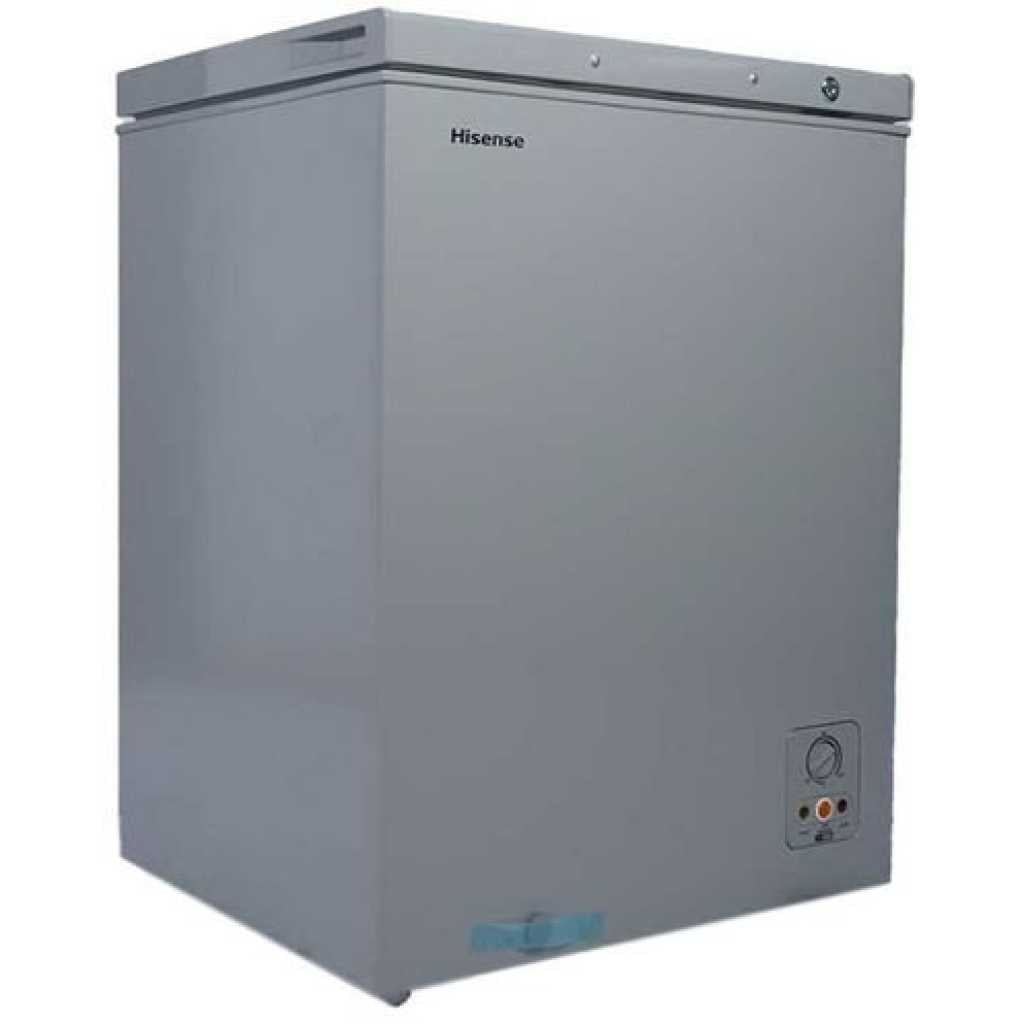 Hisense 180L Chest Freezer | Mechanical Temp Control | Grey – Efficient, Spacious & Reliable