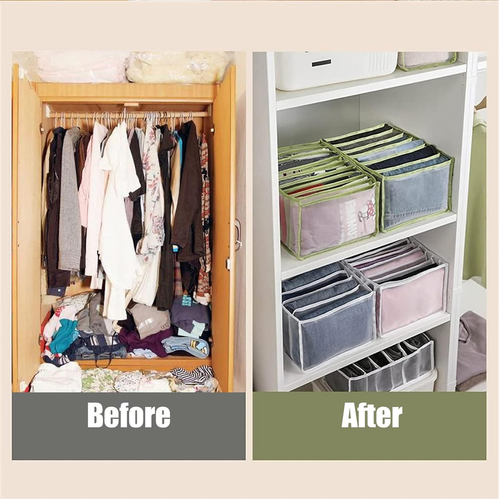 Small Underwear Organizer – Multi-Compartment Bra & Drawer Storage Box (Multi-Color, Nylon)