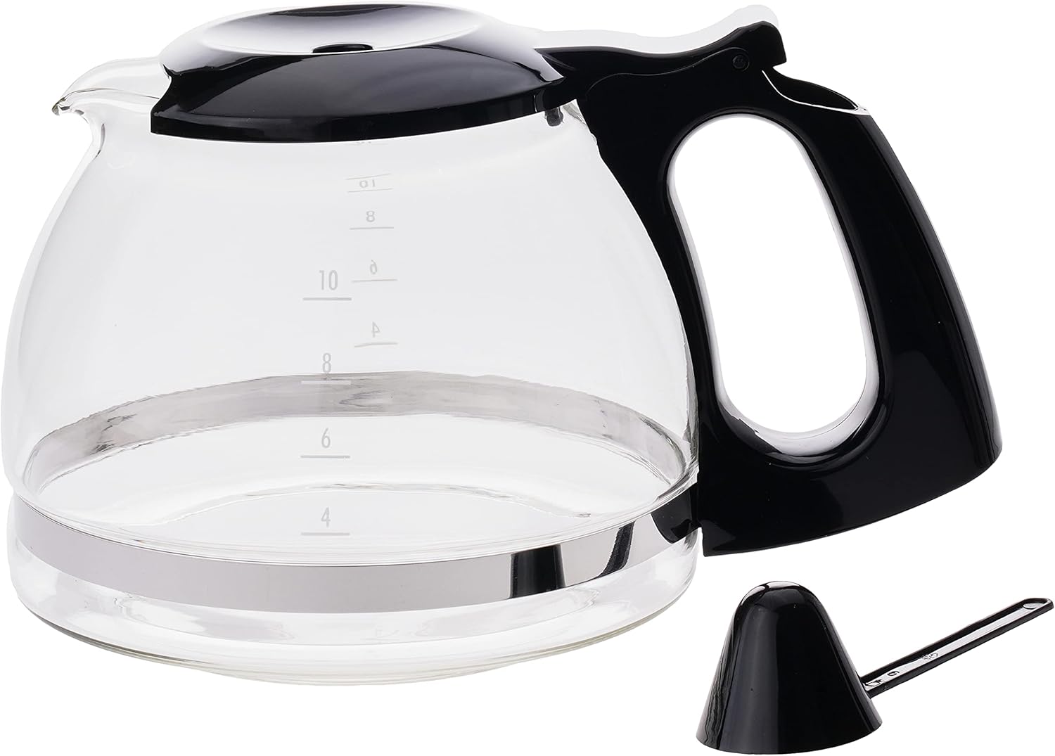 De'Longhi ICM2.1B Coffee Maker – 10-Cup Programmable Drip Coffee Machine (Black/Silver)