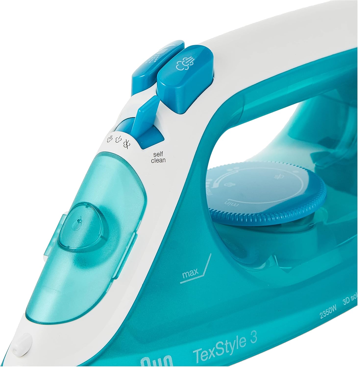Braun SI3041GR Steam Iron – 2350W with Ceramic Soleplate (Turquoise/White)