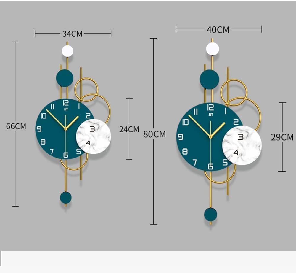 Decorative Round Light Luxury Wall Clock – Silent, Stylish Timepiece for Any Space