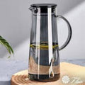 Borosilicate Glass Water Carafe with Lid | Iced Tea & Fruit Infuser Jug