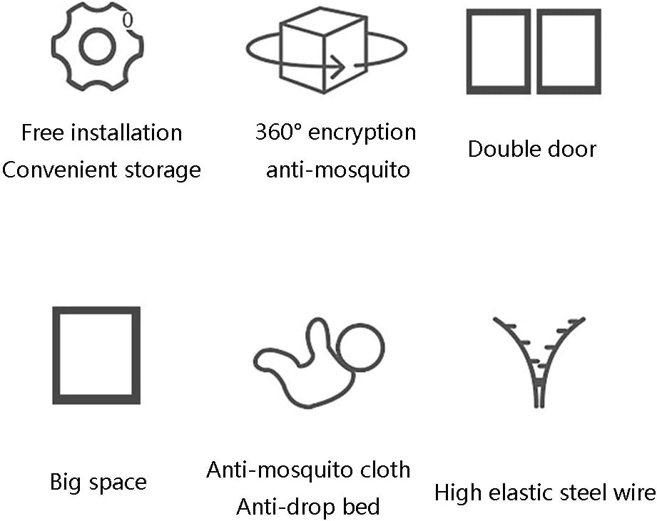 Folding Mosquito Net with Bottom & 2-Way Zippers – Eco-Friendly, Portable & Insect-Proof