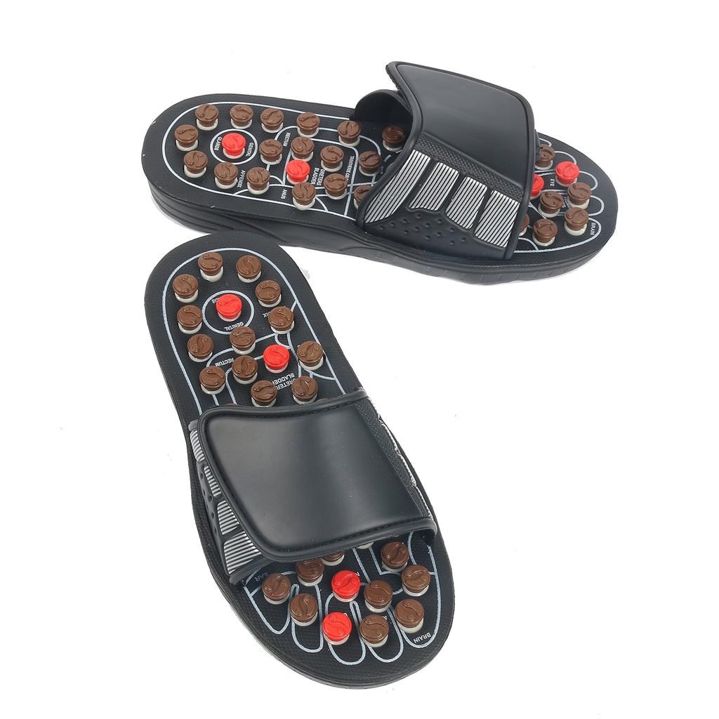 Reflexology Massage Slippers | Acupressure Sandals for Men & Women | Stress Relief, Breathable & Non-Slip