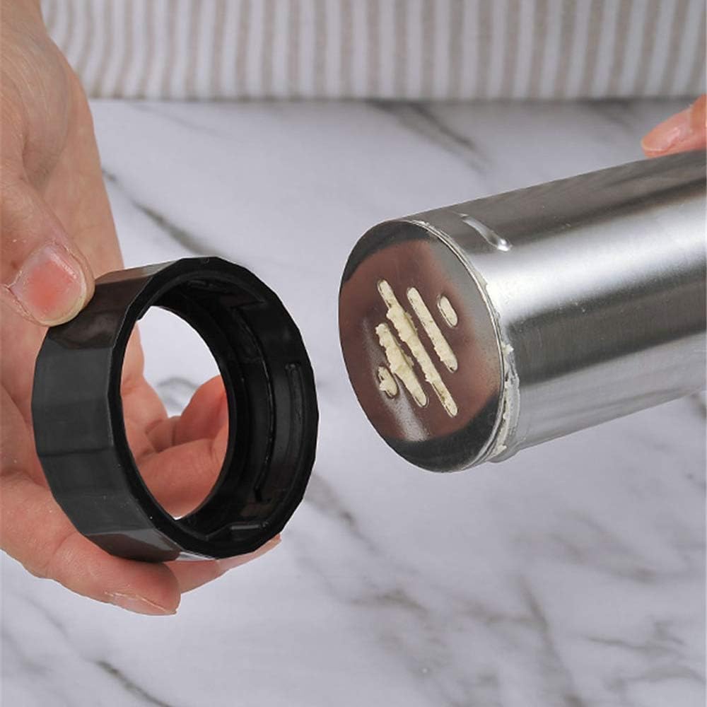 Cookie Press For Baking – Stainless Steel Cookie Decorating Kit with 8 Molds & 8 Nozzles