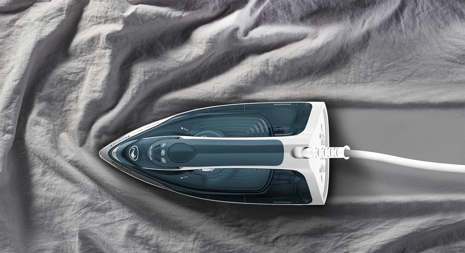 TEFAL Express Steam Iron – 2400W, Adjustable Steam, Non-Stick Soleplate, 270ml Tank