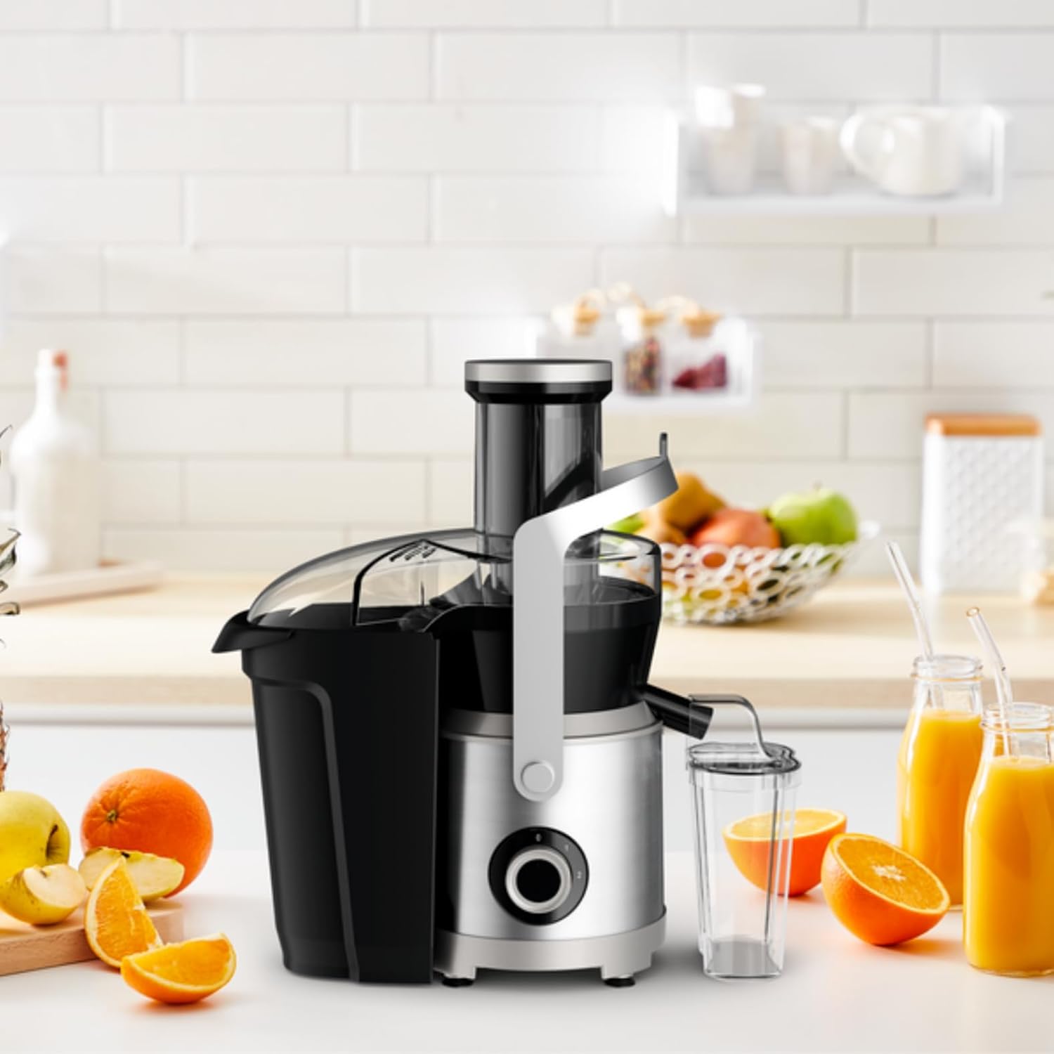Moulinex,JU660D27 Nutri XXL Juicer – 1000W Power | XXL Feeding Tube | 2.2L Capacity